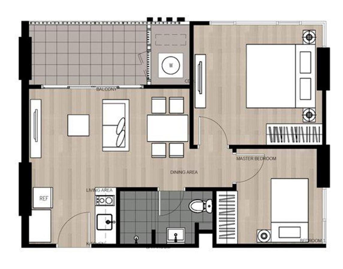 The Base Deluxe Kingsize Apartment Pattaya ภายนอก รูปภาพ